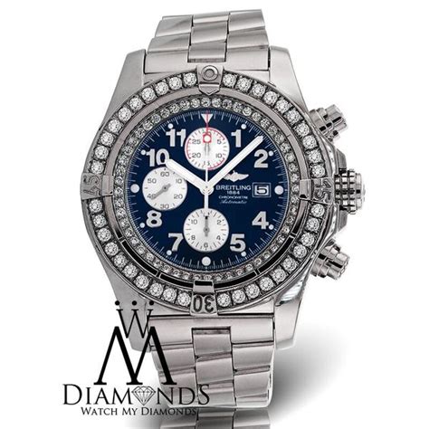 breitling a13370 face|Breitling a13370 diamonds.